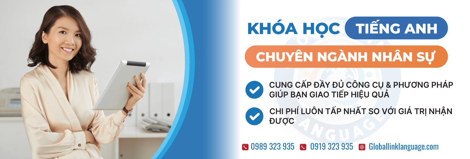 khoá học Tiếng Anh chuyên ngành Nhân sự GLobal Link Language