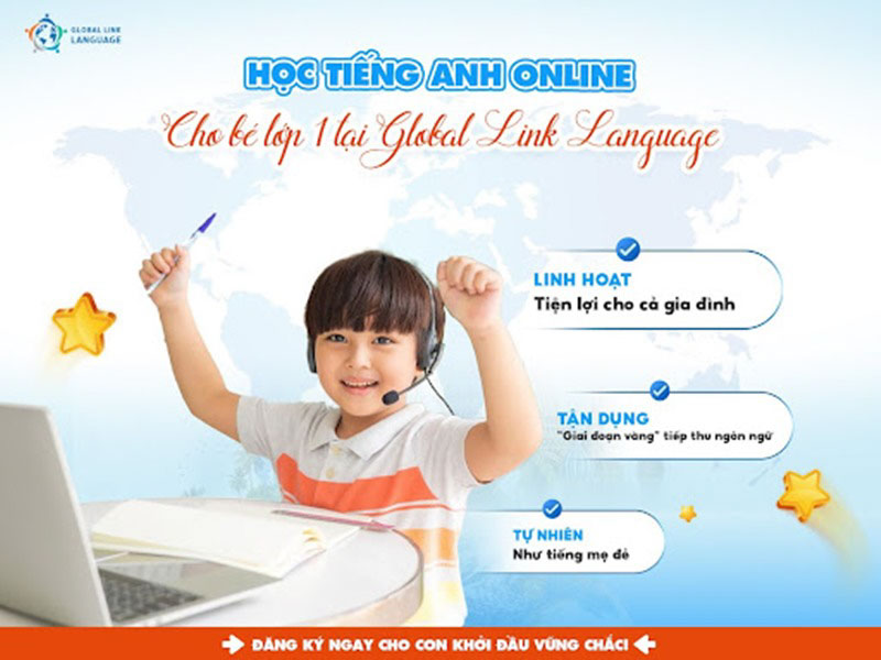 Học tiếng anh online cho bé lớp 1