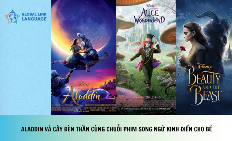 Aladdin và cây đèn thần cùng chuỗi phim song ngữ kinh điển cho bé