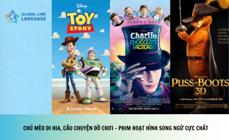 Chú mèo Đi hia, câu chuyện đồ chơi - Phim hoạt hình song ngữ cực chất