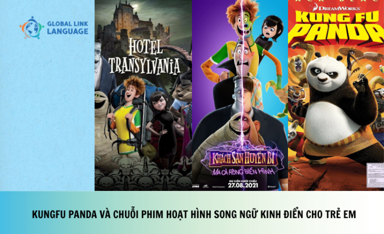 Kungfu Panda và chuỗi phim hoạt hình song ngữ kinh điển cho trẻ em