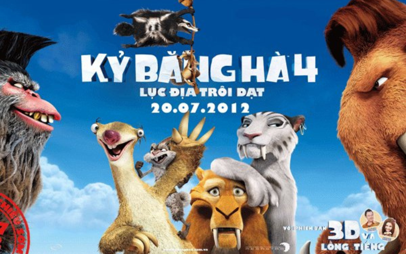 Phim Ice Age Continental Drift (2012) - Kỷ băng hà Lục địa trôi dạt