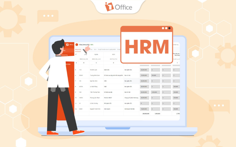 Phân hệ quản lý nhân sự phần mềm 1Office 