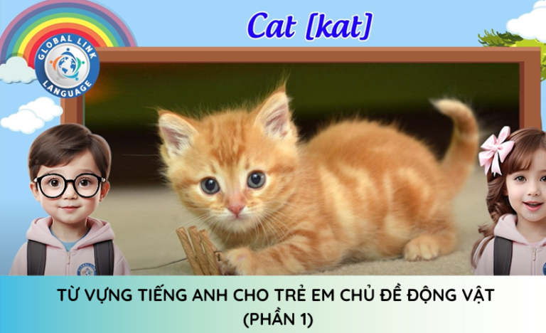 Từ vựng tiếng Anh cho trẻ em chủ đề động vật (Phần 1)