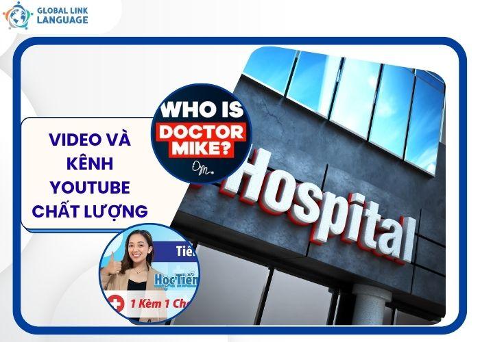 Video và kênh youtube về tiếng Anh chuyên ngành Y dược