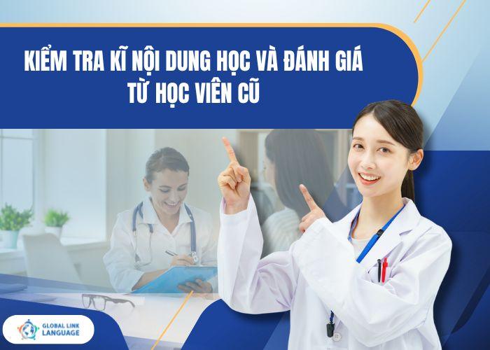 Khóa học tiếng Anh giao tiếp ngành Y Dược: kiểm tra nội dung học và đánh giá từ học viên cũ