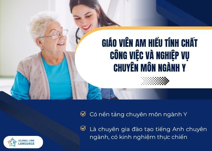 Khóa học tiếng Anh giao tiếp ngành Y Dược: Giáo viên am hiểu về tính chất công việc và nghiệp vụ 