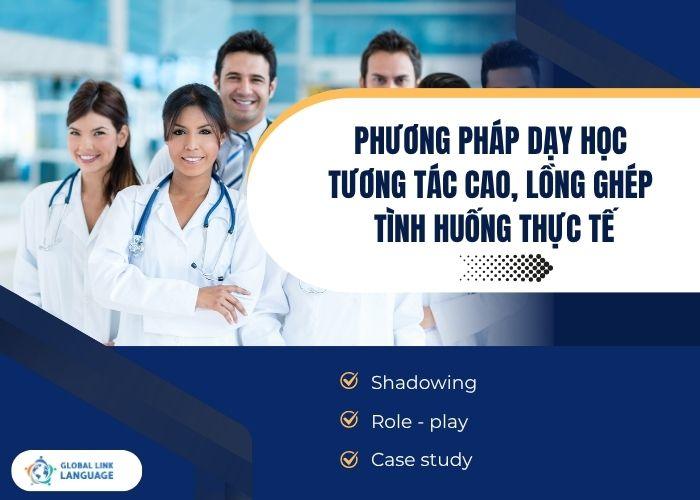 Khóa học tiếng Anh giao tiếp ngành Y Dược: phương pháp học tương tác cao