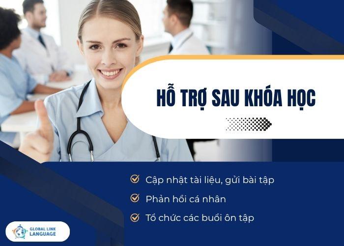 Khóa học tiếng Anh giao tiếp ngành Y Dược: Hỗ trợ sau khóa học