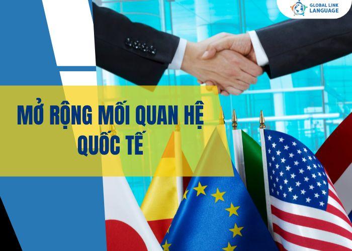 Tiếng Anh giao tiếp cho người đi làm mở rộng mối quan hệ quốc tế