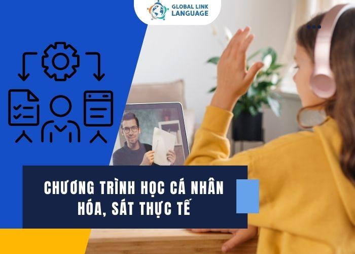 Trung tâm tiếng Anh cho người đi làm Chương trình học cá nhân hóa, sát thực tế