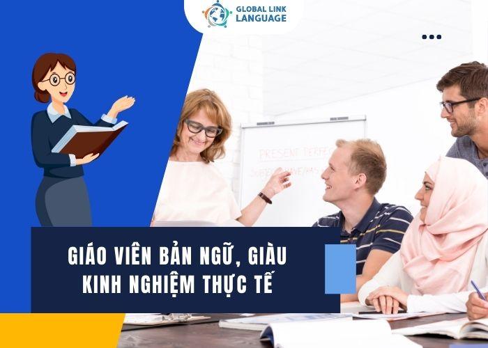 Trung tâm tiếng Anh cho người đi làm Giáo viên bản ngữ giàu kinh nghiệm