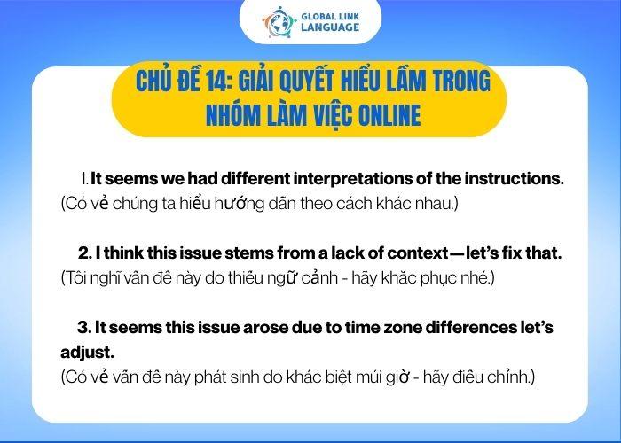 Tiếng Anh giao tiếp cho người đi làm