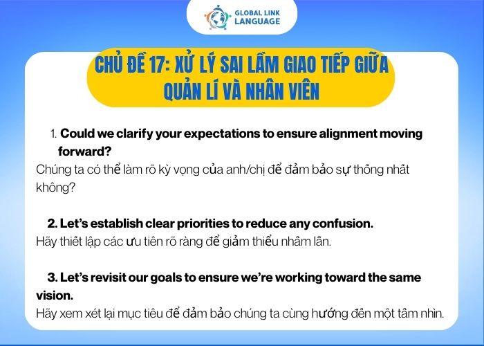Tiếng Anh giao tiếp cho người đi làm