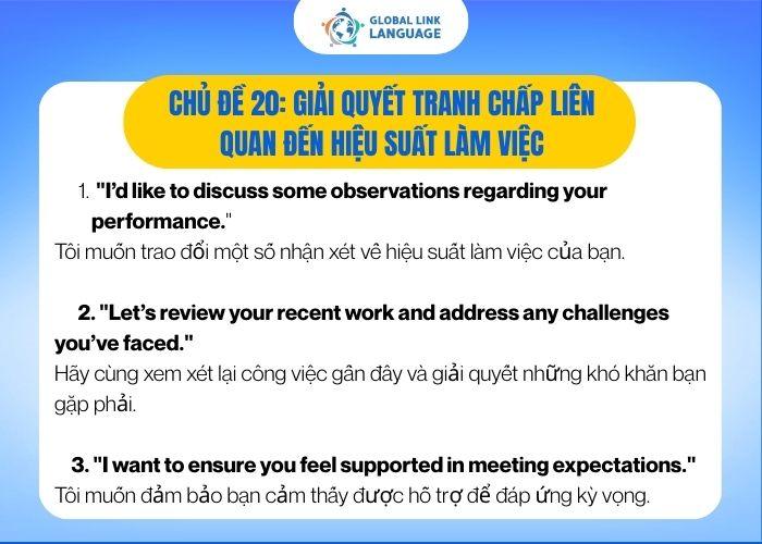 Tiếng Anh giao tiếp cho người đi làm