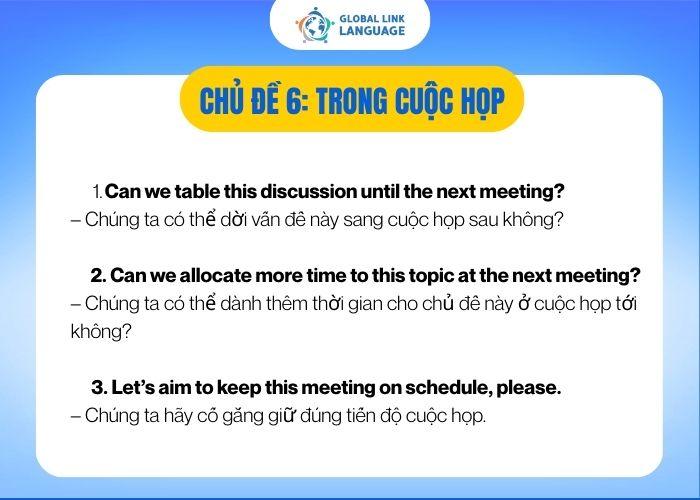 Tiếng Anh giao tiếp cho người đi làm