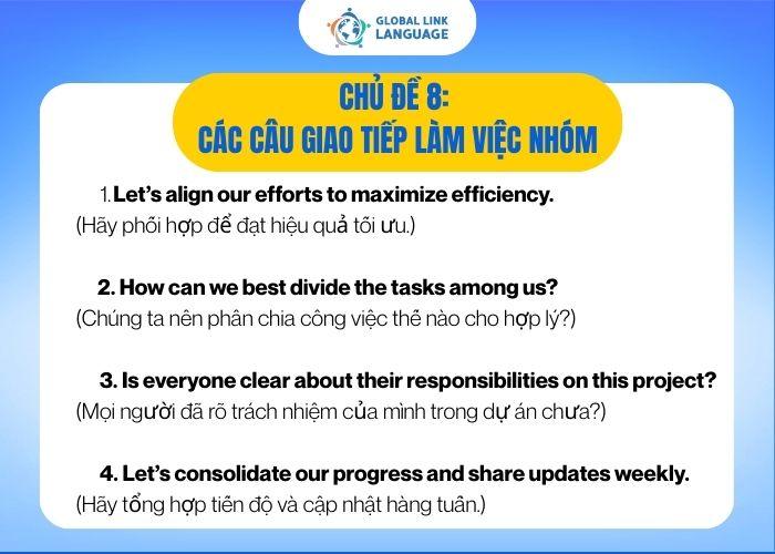 Tiếng Anh giao tiếp cho người đi làm