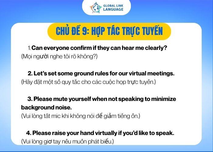 Tiếng Anh giao tiếp cho người đi làm