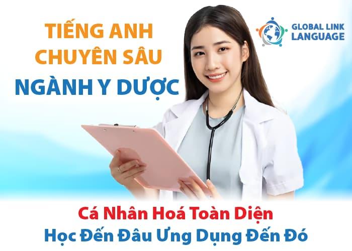 Khóa học tiếng Anh chuyên ngành Y Dược tại Global Link Language giúp bạn bứt tốc tiếng Anh nhanh chóng, tự tin sử dụng tiếng Anh trong công việc