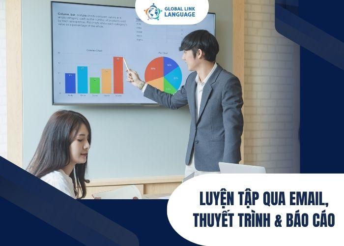 Tiếng Anh chuyên ngành Marketing: Luyện tập qua Email, thuyết trình & báo cáo