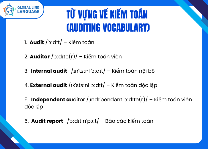 Tiếng Anh chuyên ngành Kế toán