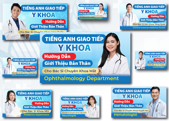 Mỗi học viên khi tham gia khóa học tiếng Anh chuyên ngành Y Dược đều được tặng bộ video mô phỏng Al