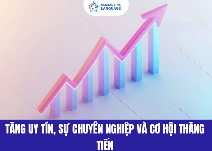 Giúp bạn tăng uy tín, sự chuyên nghiệp và cơ hội thăng tiến