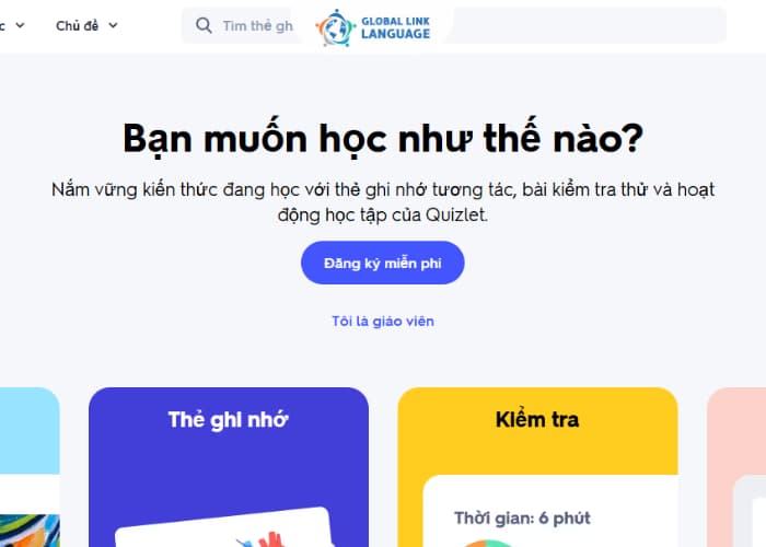 Ứng dụng học tiếng Anh Y khoa Quizlet