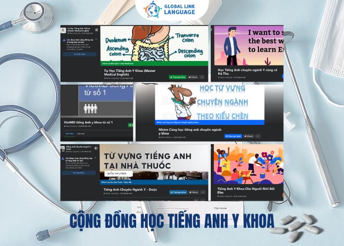 Tham gia cồng đồng học tiếng Anh Y khoa