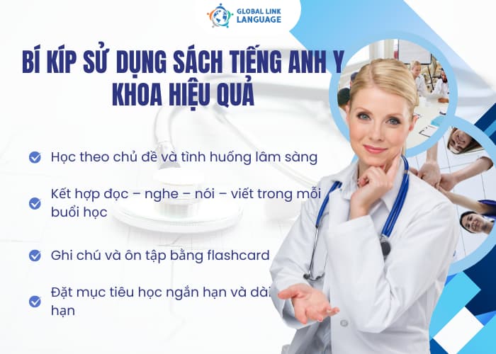 Khi đã biết những cuốn sách học tiếng Anh Y khoa bạn cần có phương pháp học kết hợp với sách để đạt hiệu quả tốt nhất