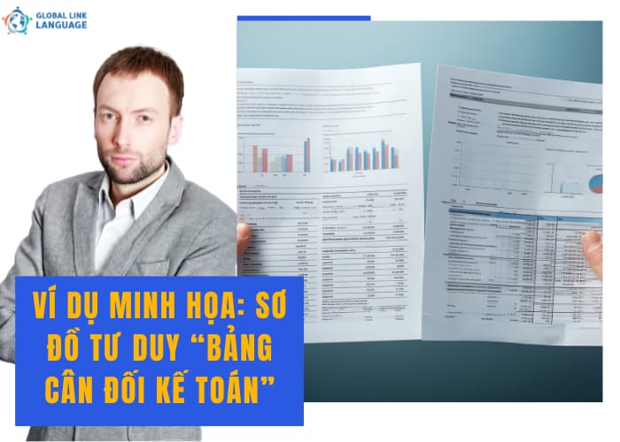 Ví dụ minh họa về sơ đồ tư duy bảng cân đối Kế toán