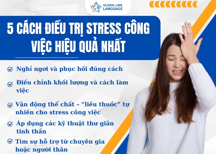 Khi stress công việc gây ảnh hưởng rõ rệt đến sức khỏe, bạn cần có phương pháp điều trị kịp thời