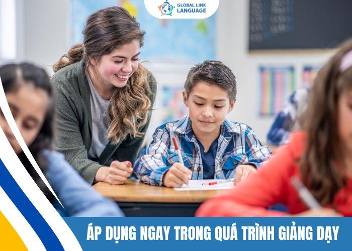 Áp dụng tiếng Anh cho giáo viên ngay trong quá trình giảng dạy