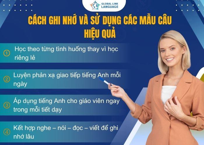 Cách ghi nhớ và sử dụng các mẫu câu tiếng Anh quản lý lớp học hiệu quả