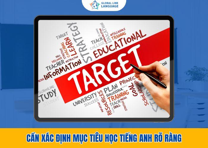 Cần xác định mục tiêu học tiếng Anh rõ ràng