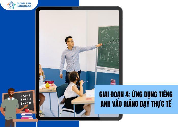 Giai đoạn 4: Ứng dụng tiếng Anh vào giảng dạy thực tế