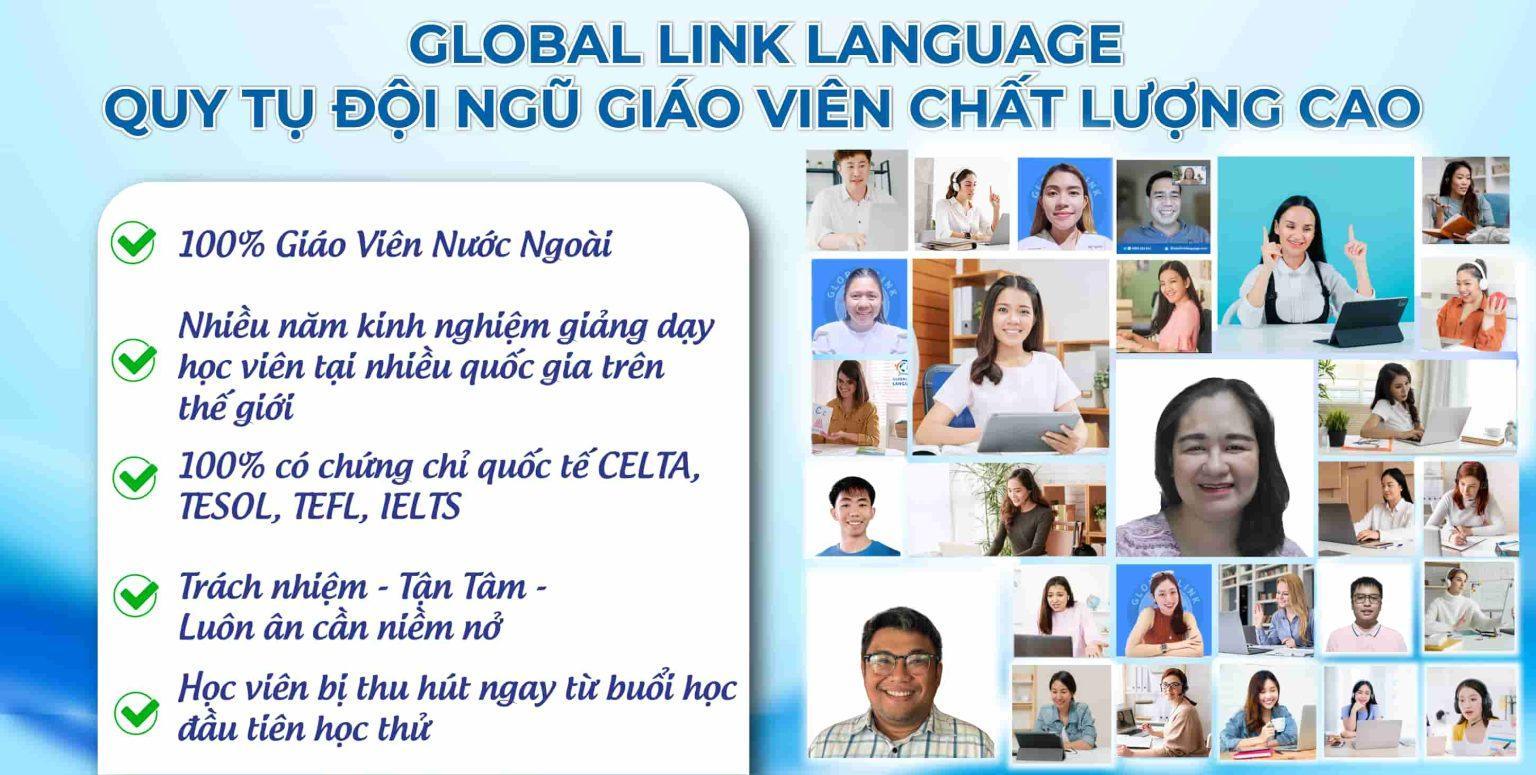 Đội ngũ giáo viên giàu kinh nghiệm dạy tiếng Anh cho giáo viên tại GLobal Link Language